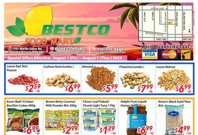 BestCo Food Mart (Etobicoke) Flyer August 1 to 7