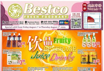 BestCo Food Mart (Scarborough) Flyer August 1 to 7