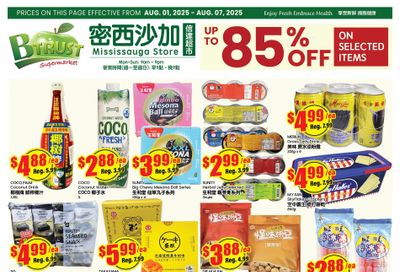 Btrust Supermarket (Mississauga) Flyer August 1 to 7