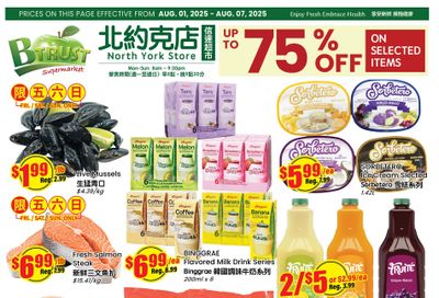 Btrust Supermarket (North York) Flyer August 1 to 7