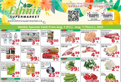 Ethnic Supermarket (Milton) Flyer August 1 to 7