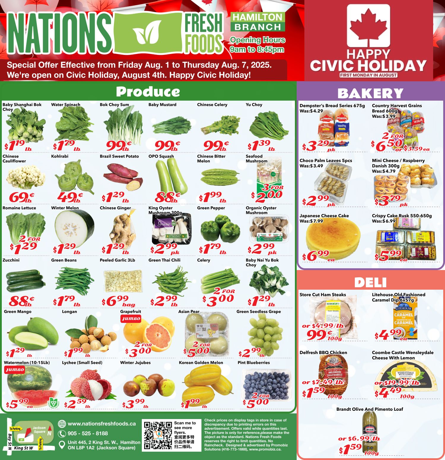 Nations Fresh Foods (Hamilton) Flyer August 1 to 7