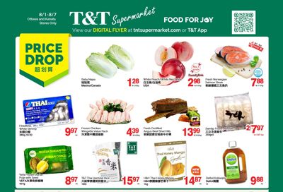 T&T Supermarket (Ottawa & Kanata) Flyer August 1 to 7