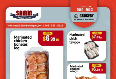 Samir Supermarket Flyer August 1 to 3