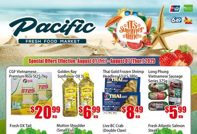 Pacific Fresh Food Market (North York) Flyer August 1 to 7
