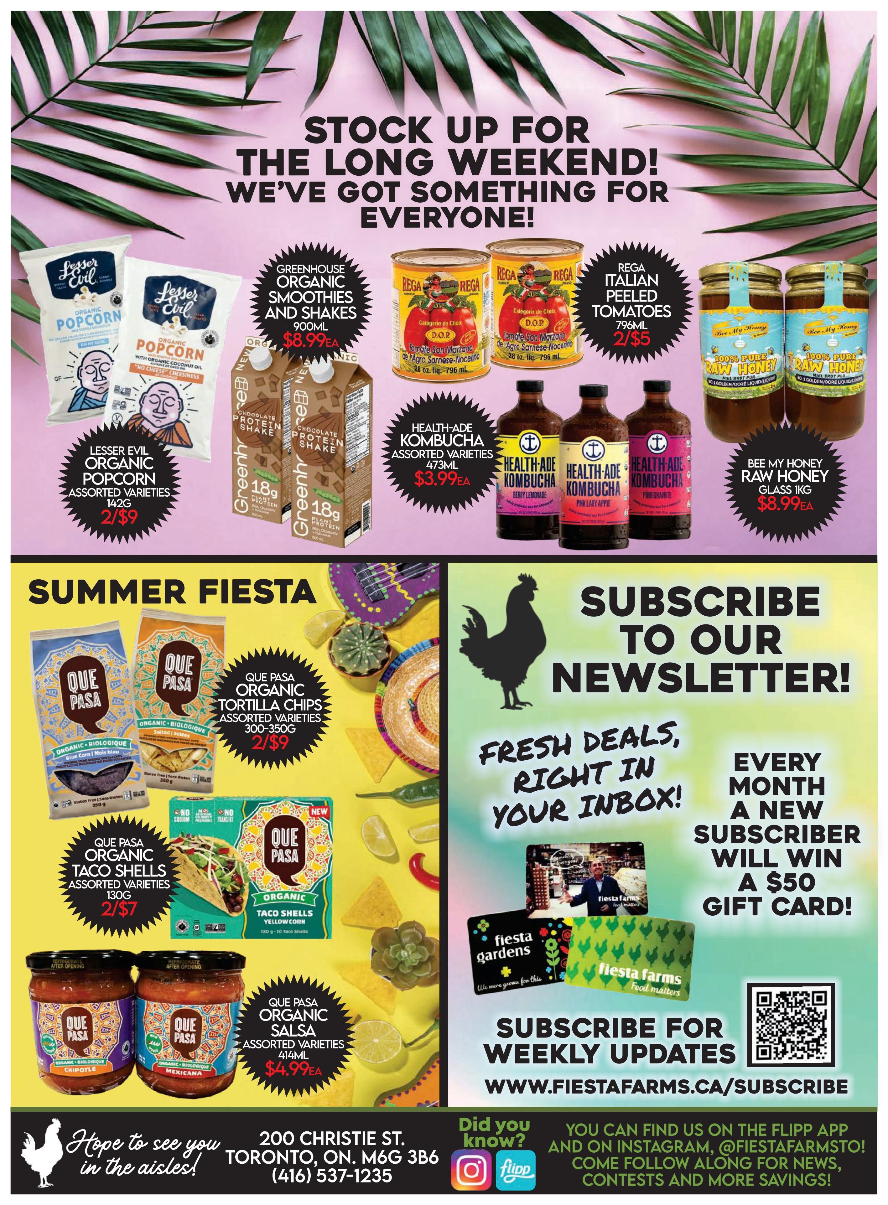 Fiesta Farms Flyer August 1 to 7