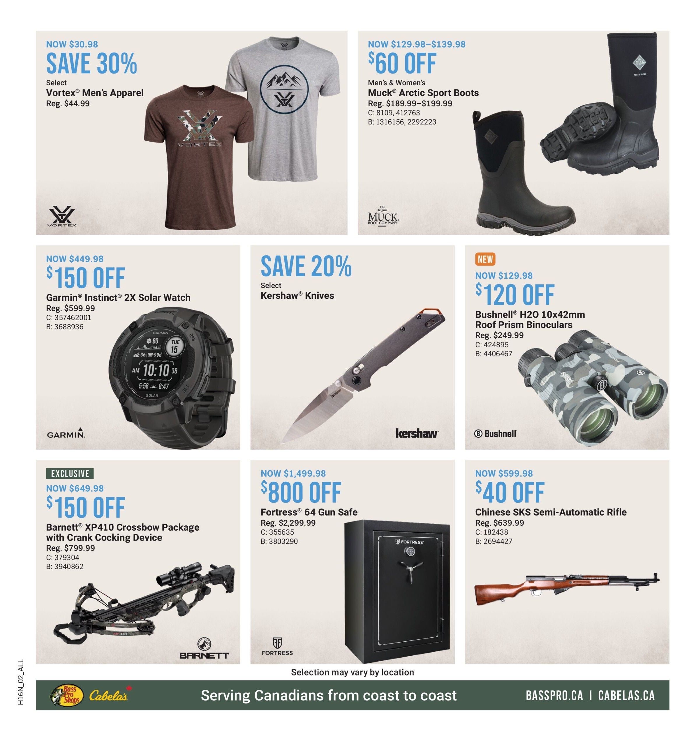 Bass Pro Shops August Long Weekend Sale August 1 to 4