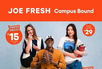 Joe Fresh Flyer August 1 to 6