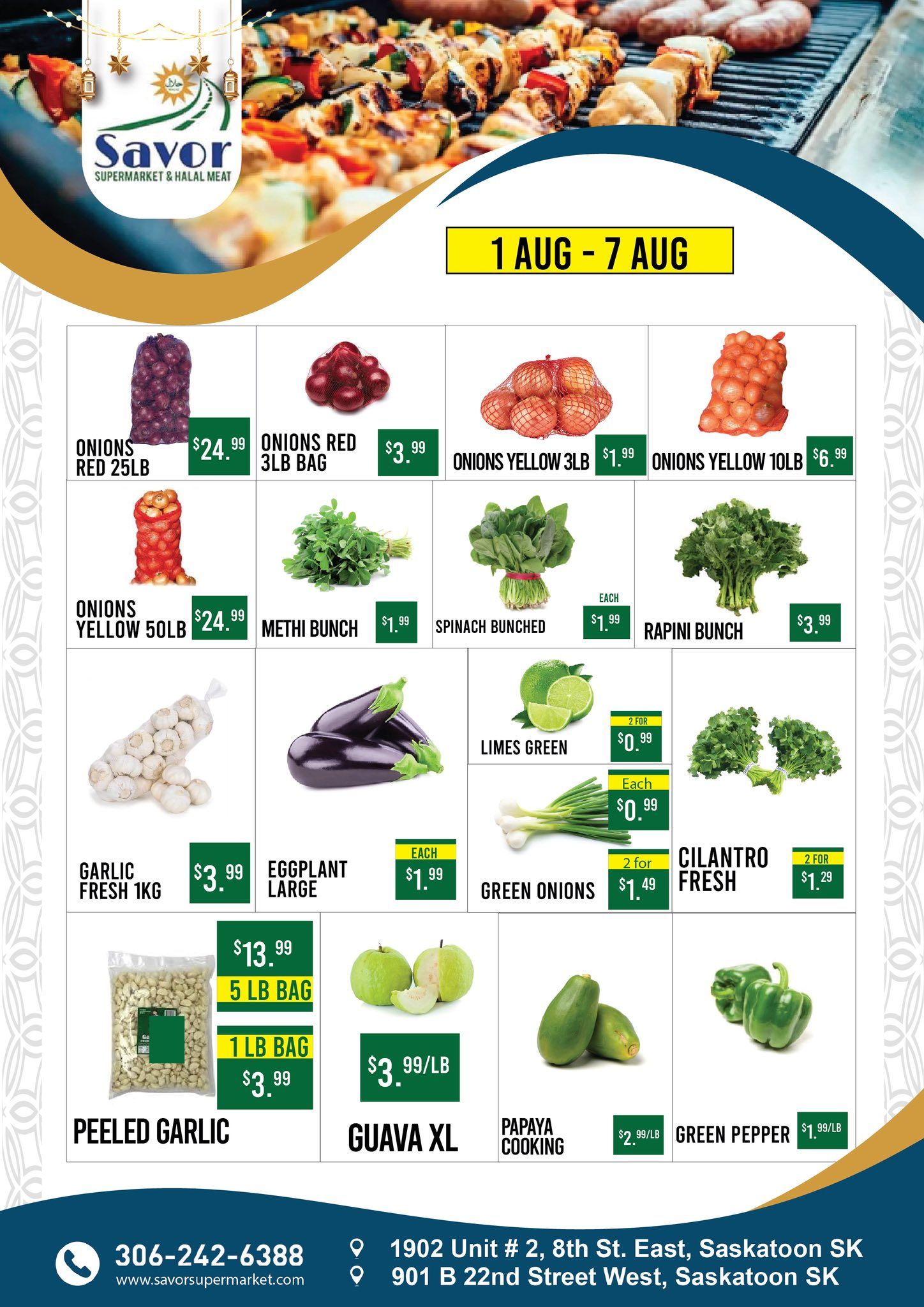 Savor Supermarket Flyer August 1 to 7