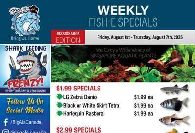 Big Al's (Mississauga) Weekly Specials August 1 to 7