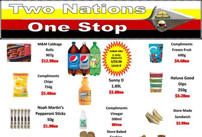 Two Nations One Stop Flyer August 1 to 7
