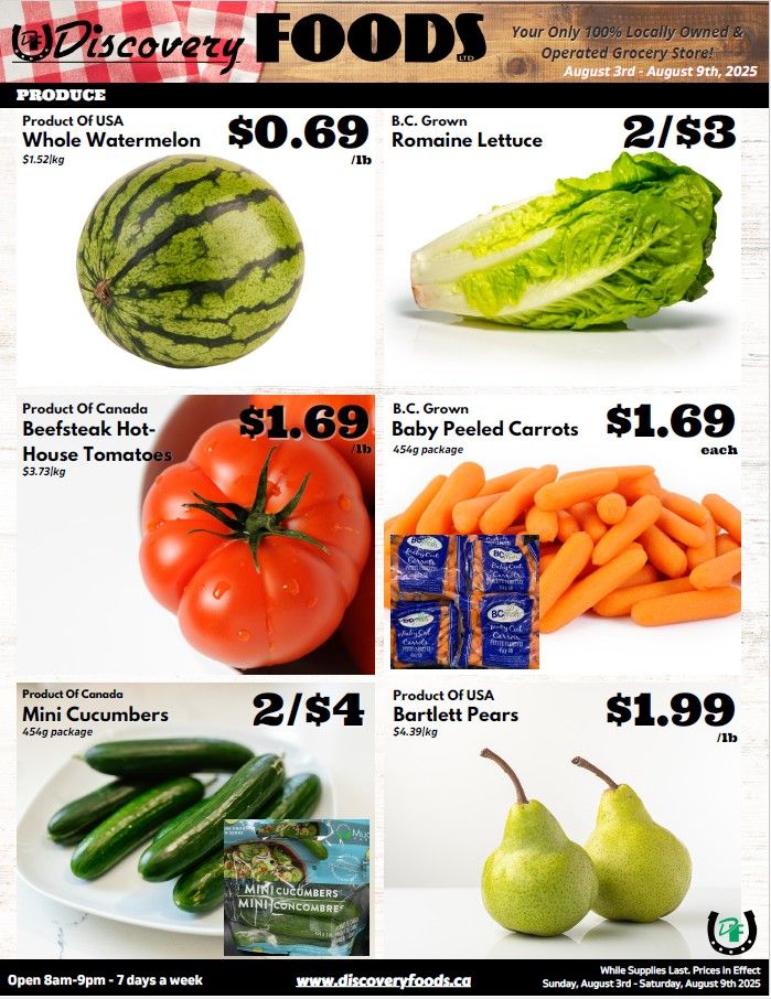 Discovery Foods Flyer August 3 to 9