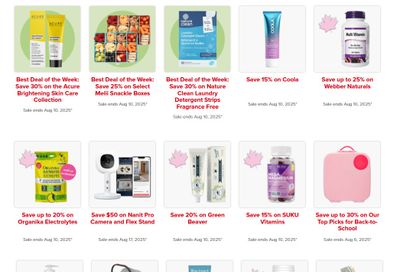Well.ca Weekly Sales August 4 to 10