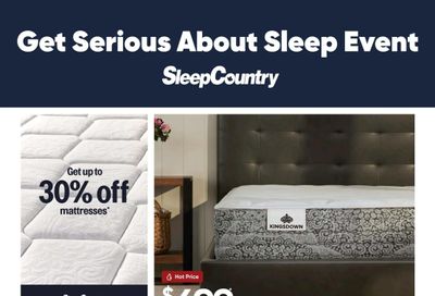 Sleep Country Flyer August 6 to 12