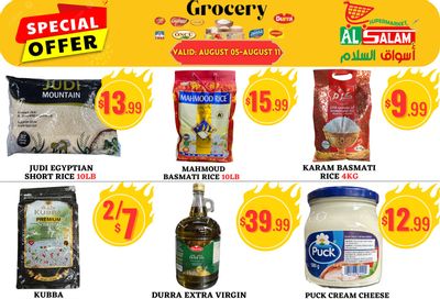 Al-Salam Supermarket Flyer August 5 to 11