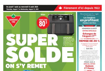 Canadian Tire (QC) Flyer August 7 to 13