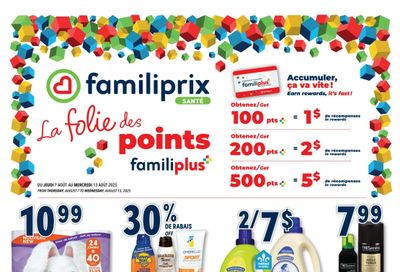 Familiprix Sante Flyer August 7 to 13