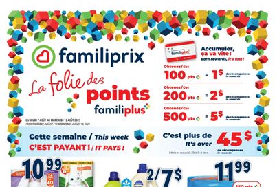 Familiprix Flyer August 7 to 13