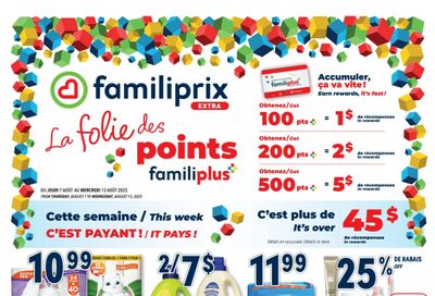 Familiprix Extra Flyer August 7 to 13