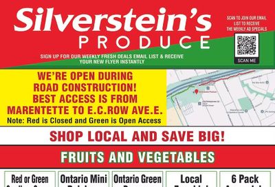 Silverstein's Produce Flyer August 5 to 9