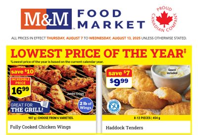 M&M Food Market (Atlantic, ON & West) Flyer August 7 to 13