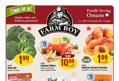 Farm Boy Flyer August 7 to 13