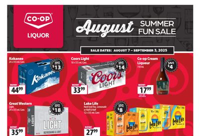 Co-op (West) SWCB Flyer August 7 to 13 Co-op (West) SWCB Flyer August 7 to 13