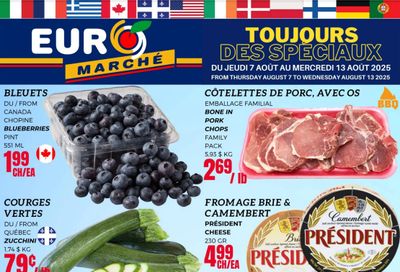 Euro Marche Flyer August 7 to 13