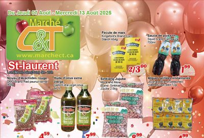 Marche C&T (St. Laurent) Flyer August 7 to 13
