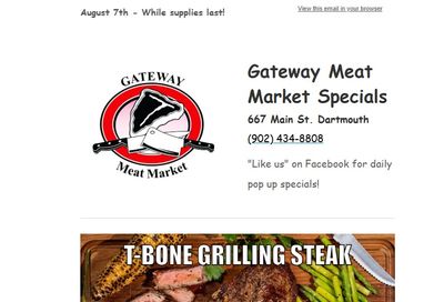Gateway Meat Market Flyer August 7 to 13