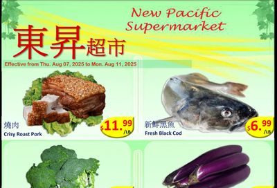 New Pacific Supermarket Flyer August 7 to 11