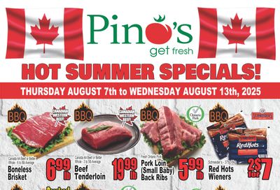 Pino's Flyer August 7 to 13