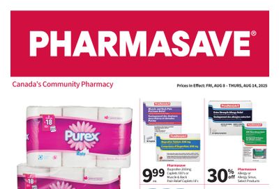 Pharmasave (West) Flyer August 8 to 14