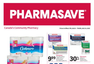 Pharmasave (ON) Flyer August 8 to 14