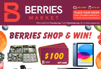 Berries Market Flyer August 7 to 13
