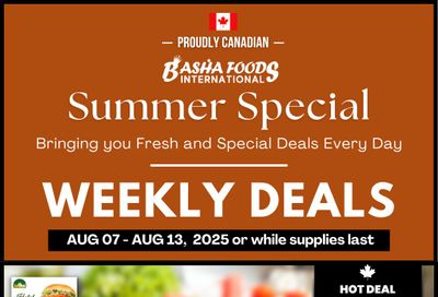 Basha Foods International Flyer August 7 to 13