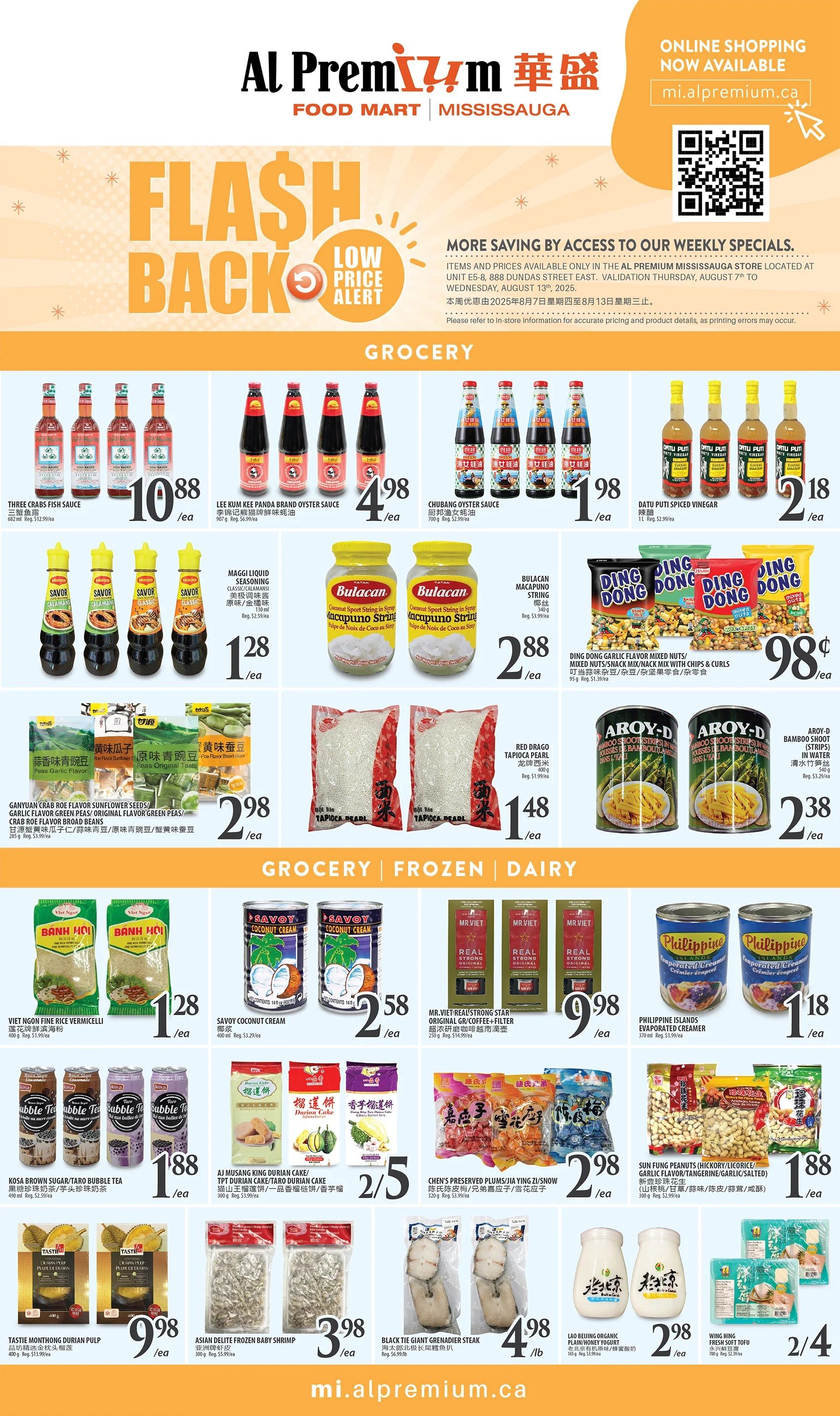 Al Premium Food Mart (Mississauga) Flyer August 7 to 13