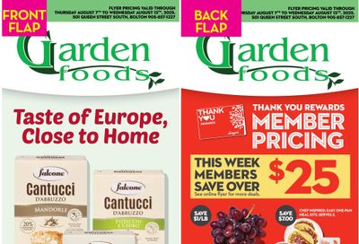 Garden Foods Flyer August 7 to 13