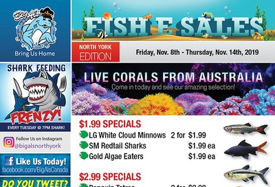 Big Al's (North York) Weekly Specials November 8 to 14