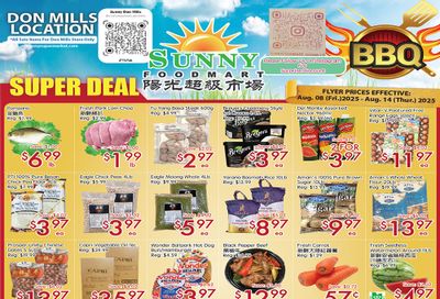 Sunny Foodmart (Don Mills) Flyer August 8 to 14