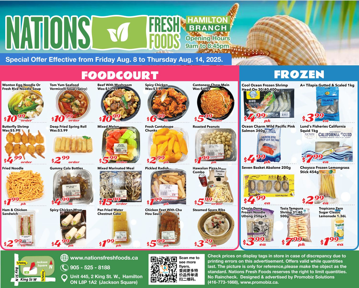 Nations Fresh Foods (Hamilton) Flyer August 8 to 14