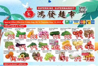 Superking Supermarket (North York) Flyer August 8 to 14