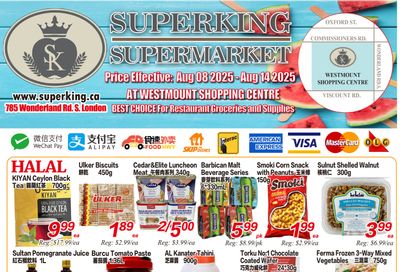 Superking Supermarket (London) Flyer August 8 to 14