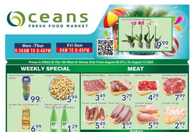 Oceans Fresh Food Market (Brampton) Flyer August 8 to 14