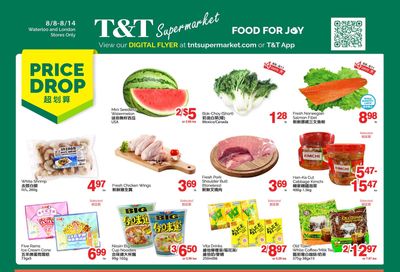 T&T Supermarket (London & Waterloo) Flyer August 8 to 14