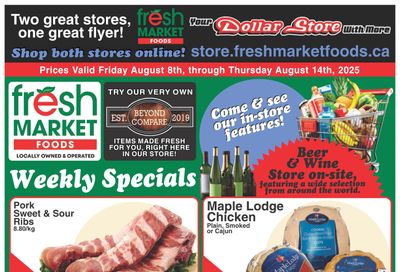 Fresh Market Foods Flyer August 8 to 14