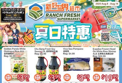 Ranch Fresh Supermarket Flyer August 8 to 14