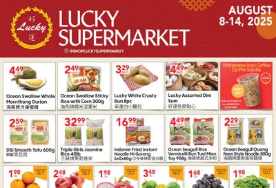 Lucky Supermarket (Edmonton) Flyer August 8 to 14