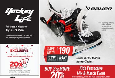 Pro Hockey Life Flyer August 8 to 21