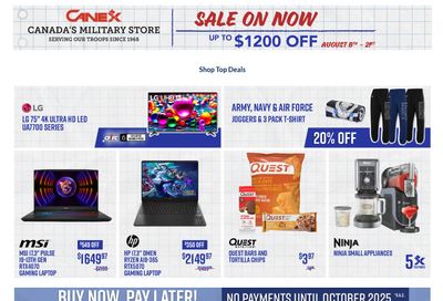 Canex Flyer August 8 to 21